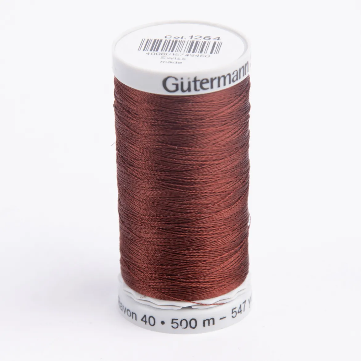 Stickgarn Farbnr. 1264 Gütermann 500 Meter/Spule Viscose Sulky Rayon 40