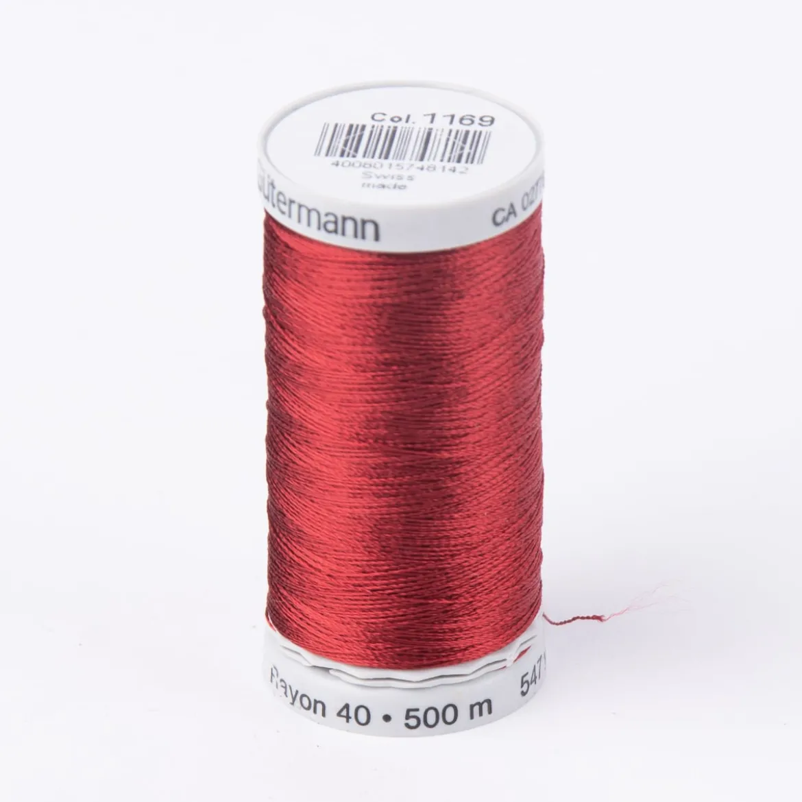 Stickgarn Farbnr. 1169 Gütermann 500 Meter/Spule Viscose Sulky Rayon 40