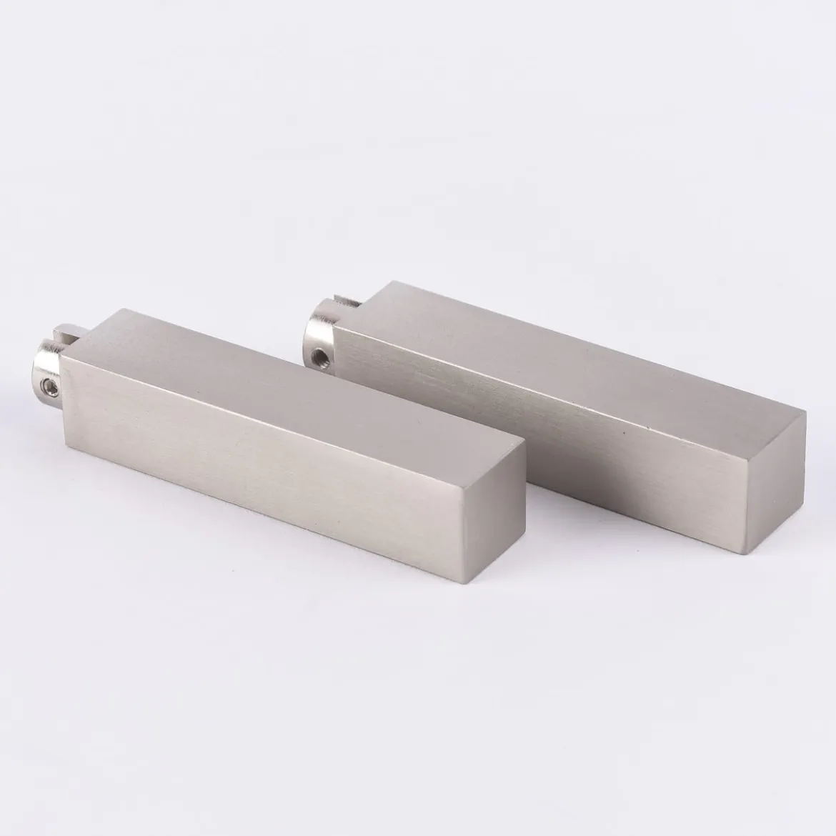 2 Stk Endstück end für eckige Profilstange 18x18mm Edelstahloptik
