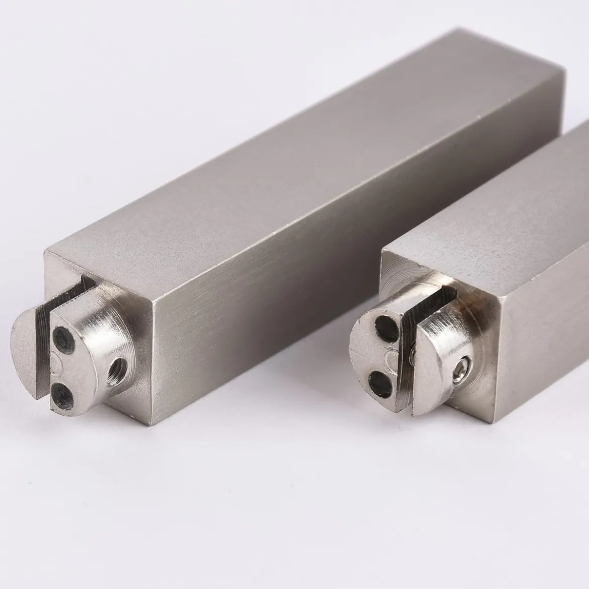 2 Stk Endstück end für eckige Profilstange 18x18mm Edelstahloptik