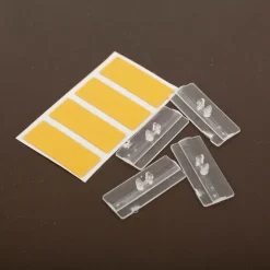 4 Stk Klebeplatten transparent für Plissees Cosiflor