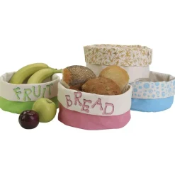 Stoff Korb aus Baumwolle rund blanko natur 20x14,5cm von Creativ Company