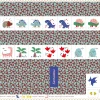 Stoffpanel Memory Dino Spiel 20 Teile Dinosaurier Nähpanel zum Selbernähen