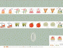 Stoffpanel Memory Rotkäppchen Pinkhood Spiel 20 Teile rosa zum Selbernähen