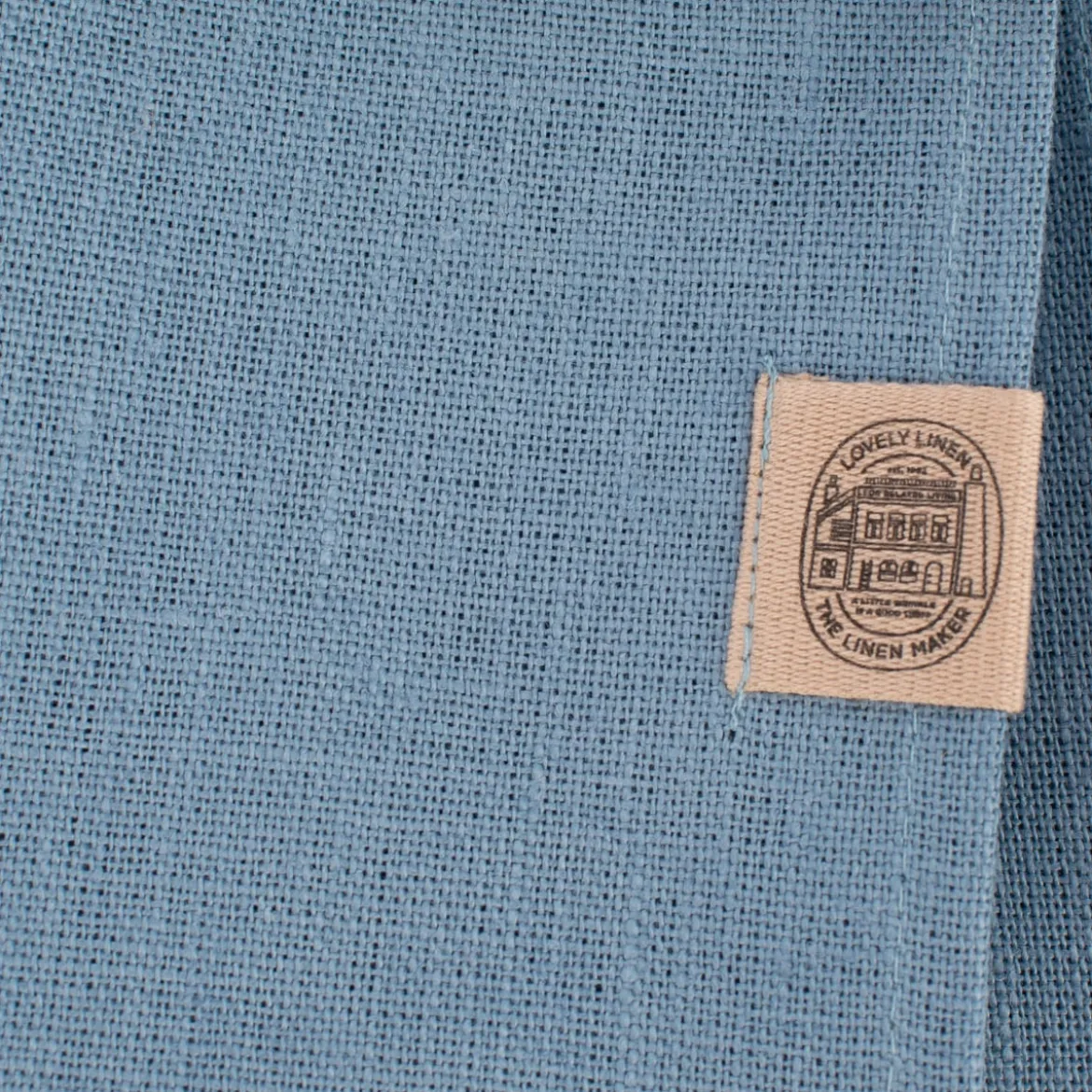 Stoffservietten Erik aus 100% Leinen 4 Stück 44x44cm blau