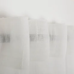 Stores grob mit Bleiband creme 260cm hoch