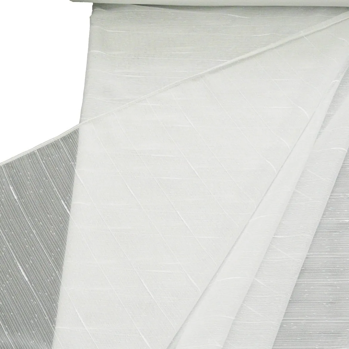 Stores grob mit Bleiband creme 300cm hoch