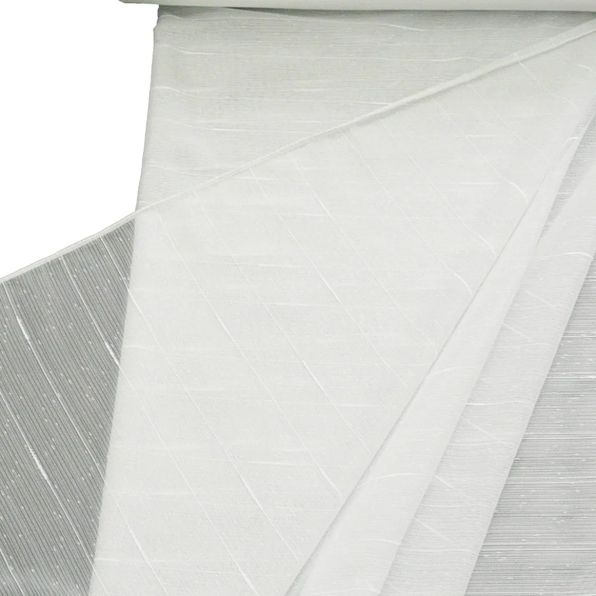 Stores grob mit Bleiband creme 180cm hoch