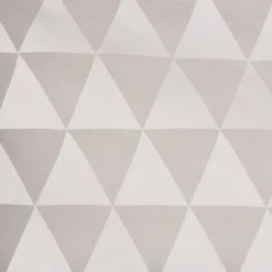 Stores Organza Ausbrenner mit Bleiband Dreiecke ecru 300cm Höhe