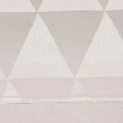 Stores Organza Ausbrenner mit Bleiband Dreiecke ecru 300cm Höhe