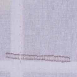 Stores Scherli Streifen mit Bleiband weiß braun taupe 300cm hoch