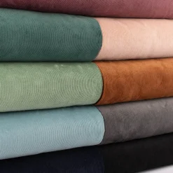 Stretch Cordstoff Baumwolle vorgewaschen Bekleidungsstoff einfarbig rosa 1,41m Breite