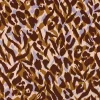 Stretchstoff Viskosestoff Bekleidungsstoff Rosella Grafikdessin ANIMAL SKIN lila beige braun 1,40m Breite