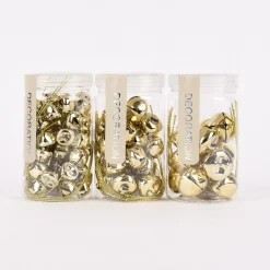 Streudeko Glöckchen goldfarbig verschiedene Größen