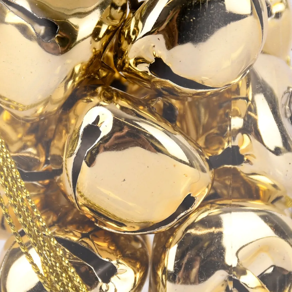 Streudeko Glöckchen goldfarbig verschiedene Größen