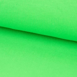 Strickschlauch Bündchenstoff gerippt NEON grün 35cm Breite