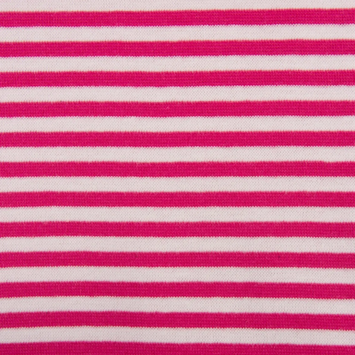 Strickschlauch Bündchenstoff fein Streifen 5mm pink weiß 35cm Breite