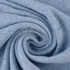 Strickschlauch Bündchenstoff fein hellblau meliert 35cm Breite