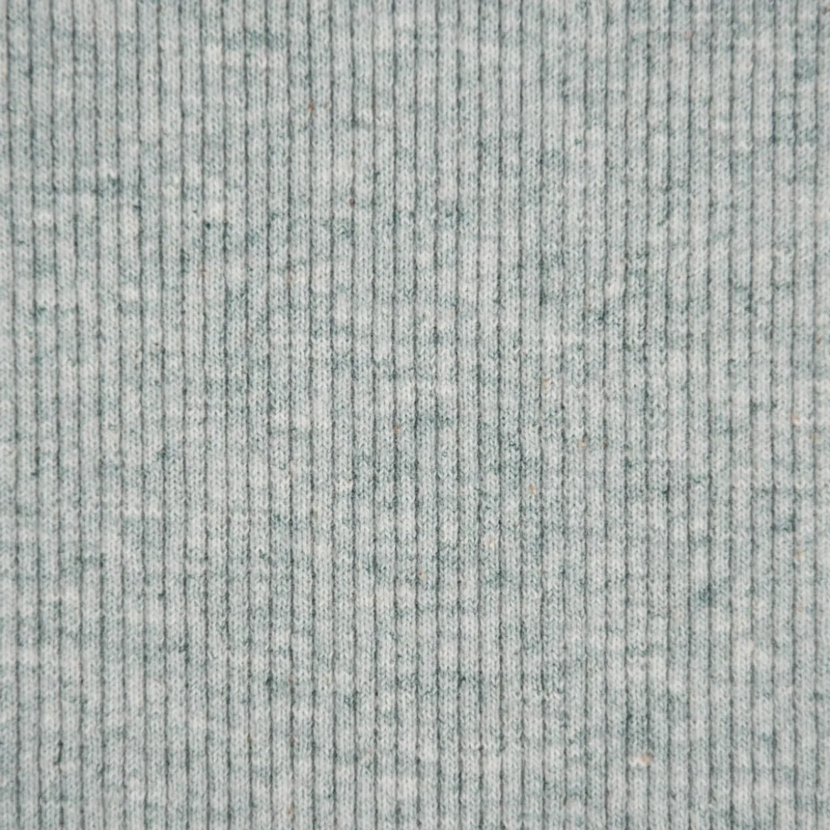 Strickschlauch Bündchenstoff gerippt grün meliert 35cm Breite