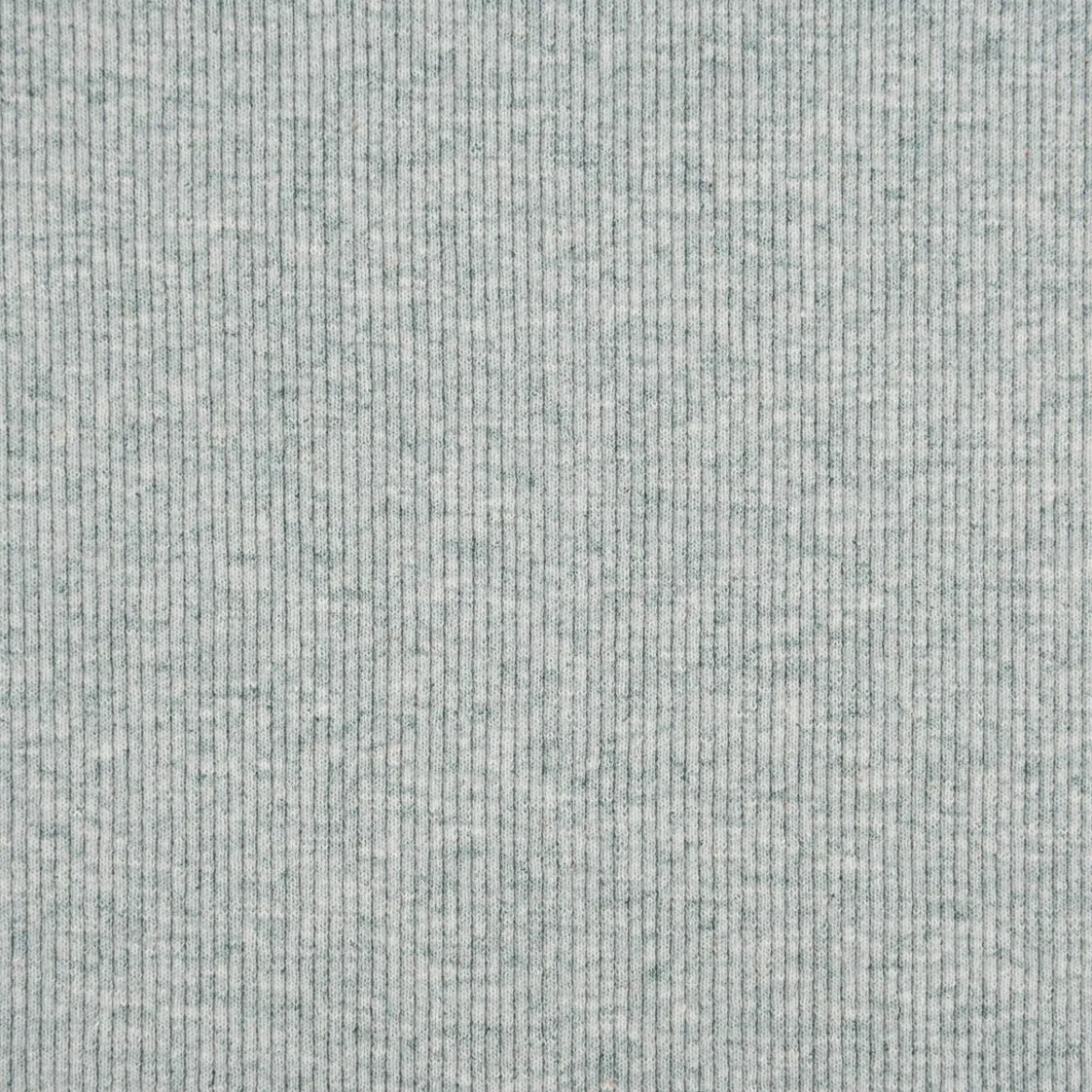 Strickschlauch Bündchenstoff gerippt grün meliert 35cm Breite