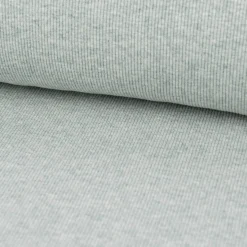 Strickschlauch Bündchenstoff gerippt grün meliert 35cm Breite