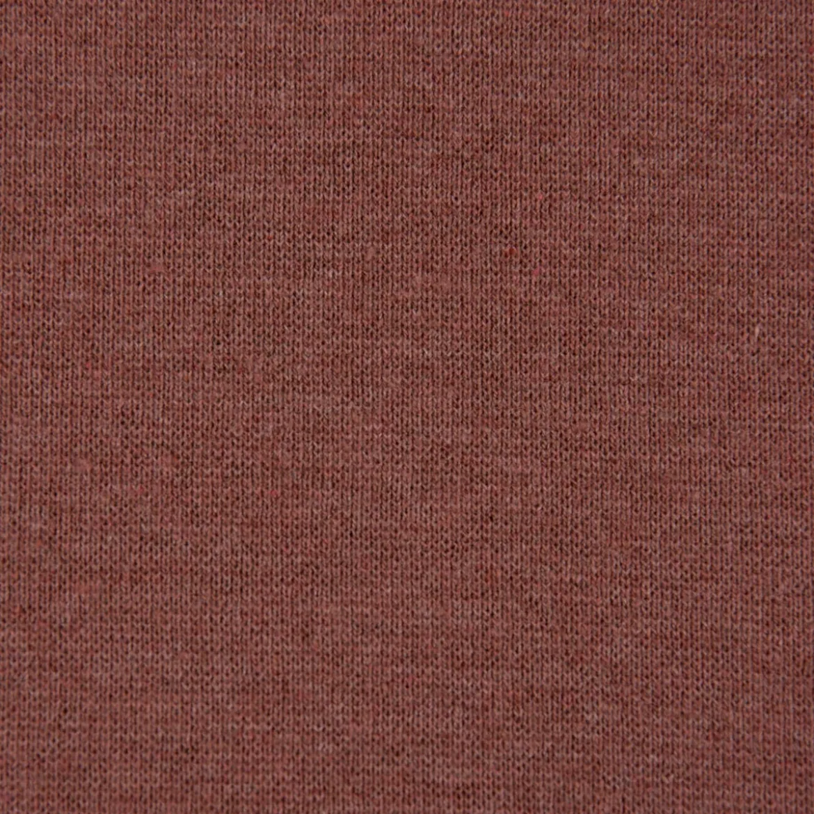 Strickschlauch Bündchenstoff Recycling einfarbig oxidrot meliert 35cm Breite