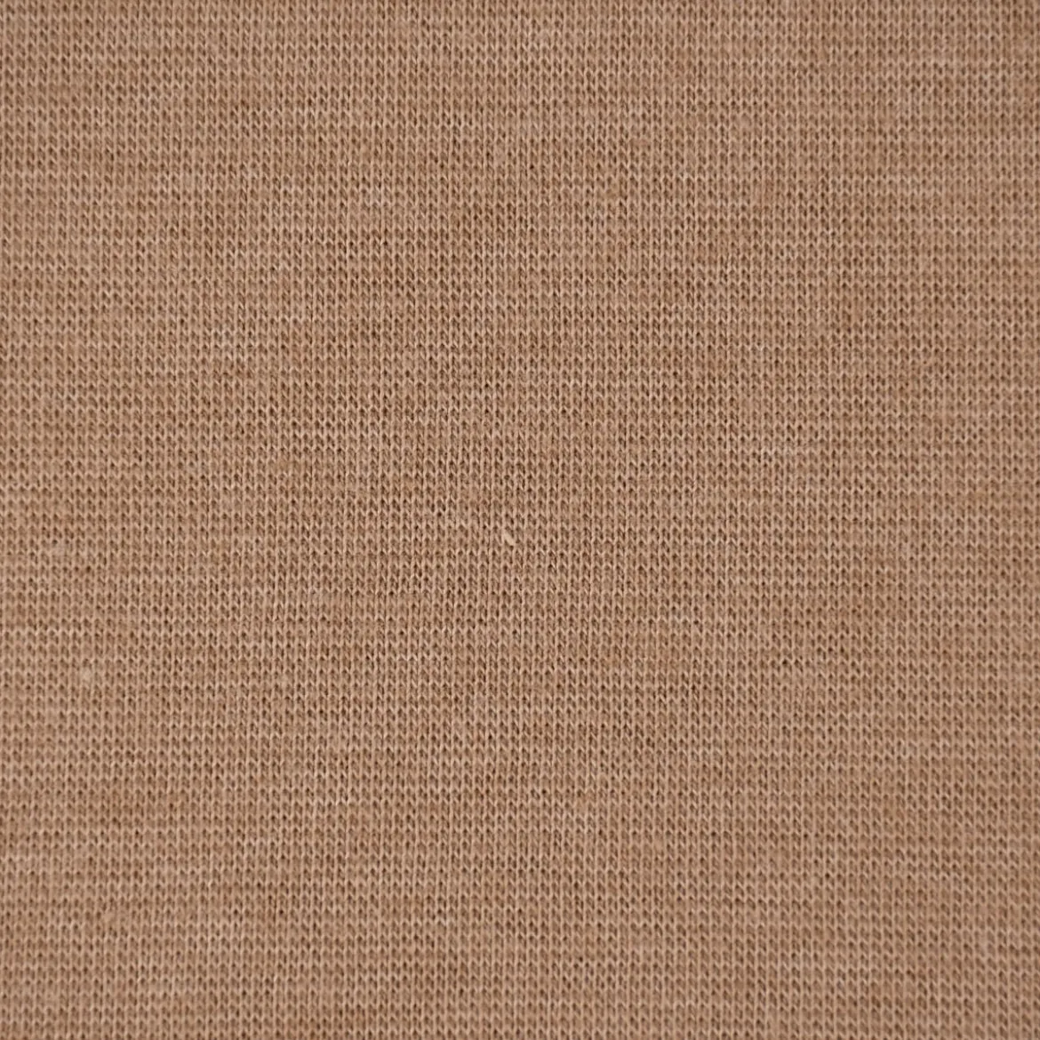 Strickschlauch Bündchenstoff Melange beige camel 33cm Breite