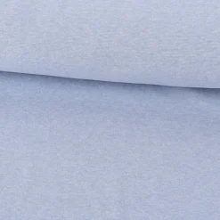 Strickschlauch Bündchenstoff Melange hellblau 33cm Breite
