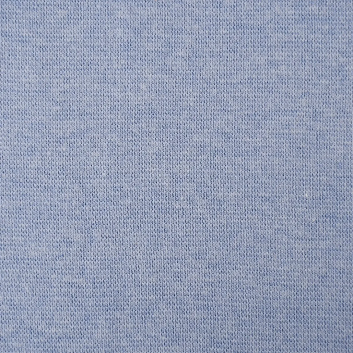 Strickschlauch Bündchenstoff Melange hellblau 33cm Breite
