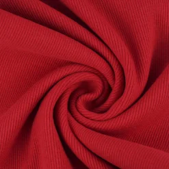 Strickschlauch Bündchenstoff grob rot 27cm Breite