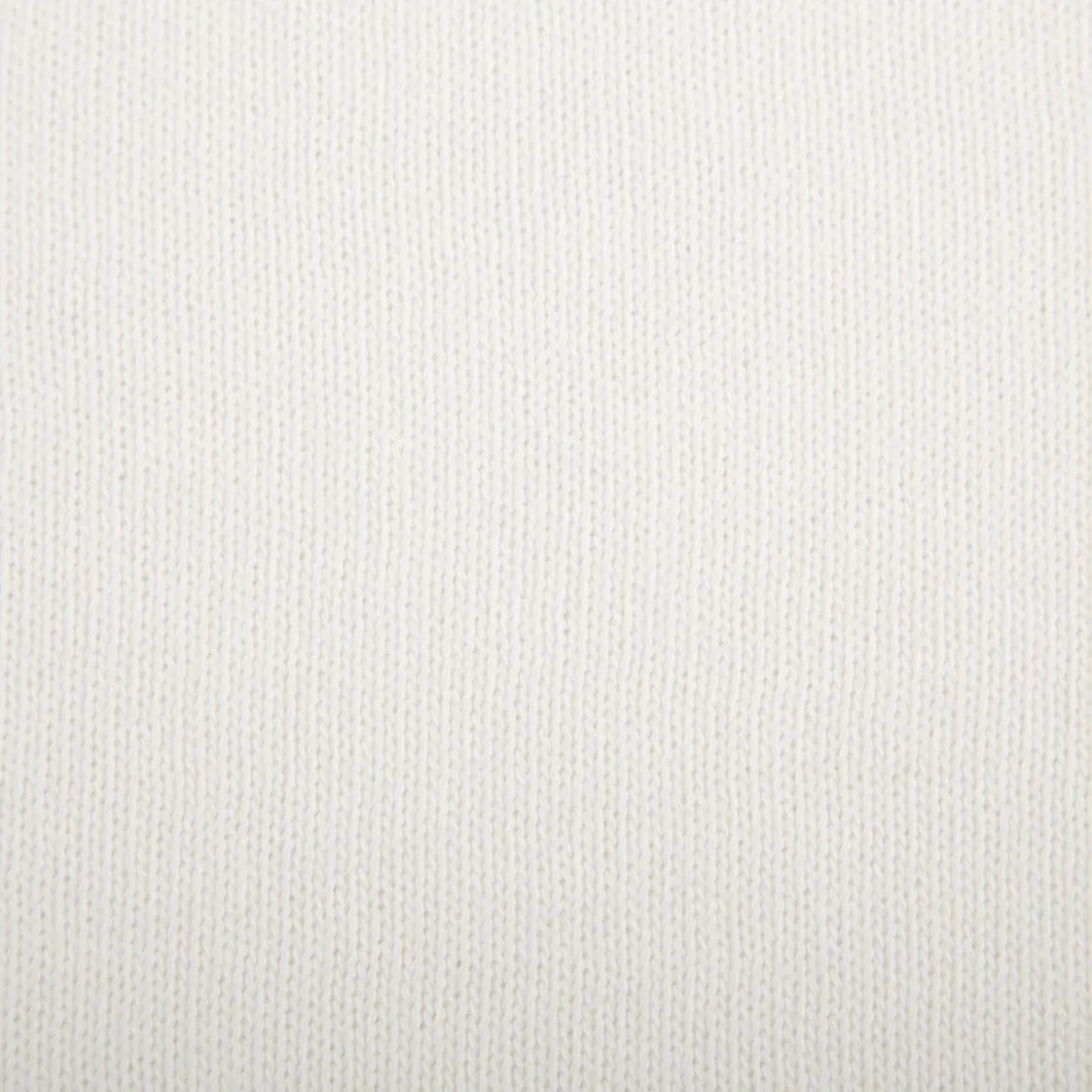 Strickstoff aus 100% Baumwolle in Wollweiß 135cm Breite