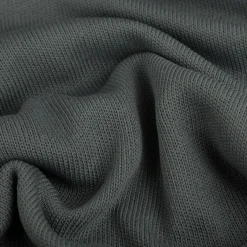 Strickstoff aus 100% Baumwolle in Stahlblau 135cm Breite
