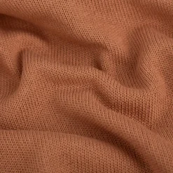 Strickstoff aus 100% Baumwolle in Camel-Braun 135cm Breite