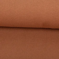 Strickstoff aus 100% Baumwolle in Camel-Braun 135cm Breite