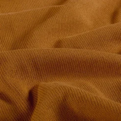 Strickstoff aus 100% Baumwolle in Karamell 135cm Breite