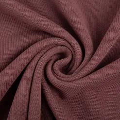 Strickstoff aus 100% Baumwolle in Mauve 135cm Breite