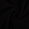 Strickstoff aus 100% Baumwolle in Schwarz 135cm Breite