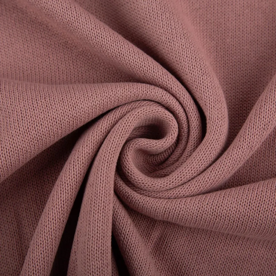 Strickstoff aus 100% Baumwolle in Rosa 135cm Breite