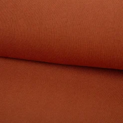 Strickstoff aus 100% Baumwolle in Rost 135cm Breite