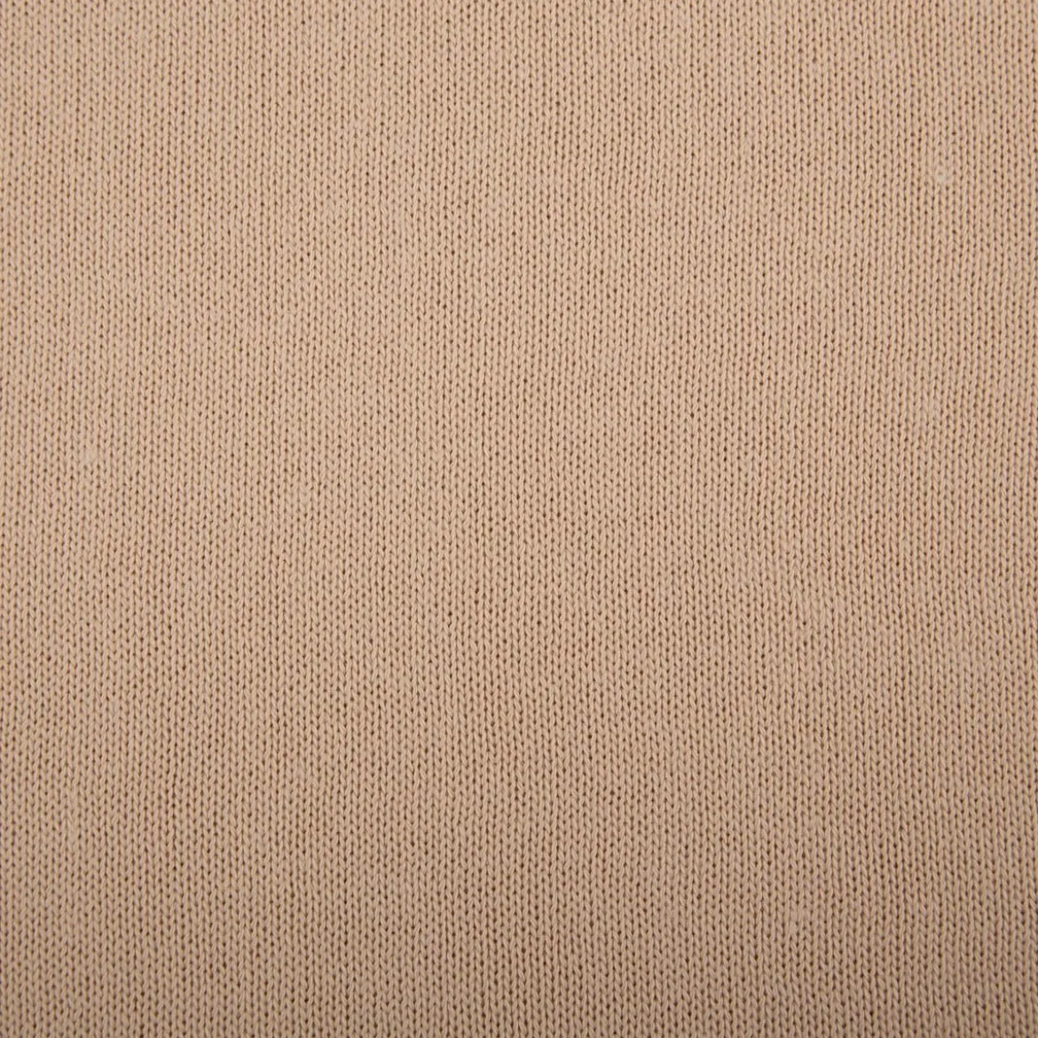 Strickstoff aus 100% Baumwolle in Beige 135cm Breite