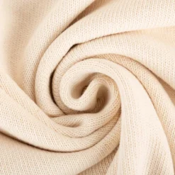 Strickstoff Baumwolle Cotton Knitted natur 1,55m Breite