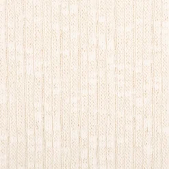 Strickstoff Baumwolle Cotton Knitted Cable natur 1,55m Breite