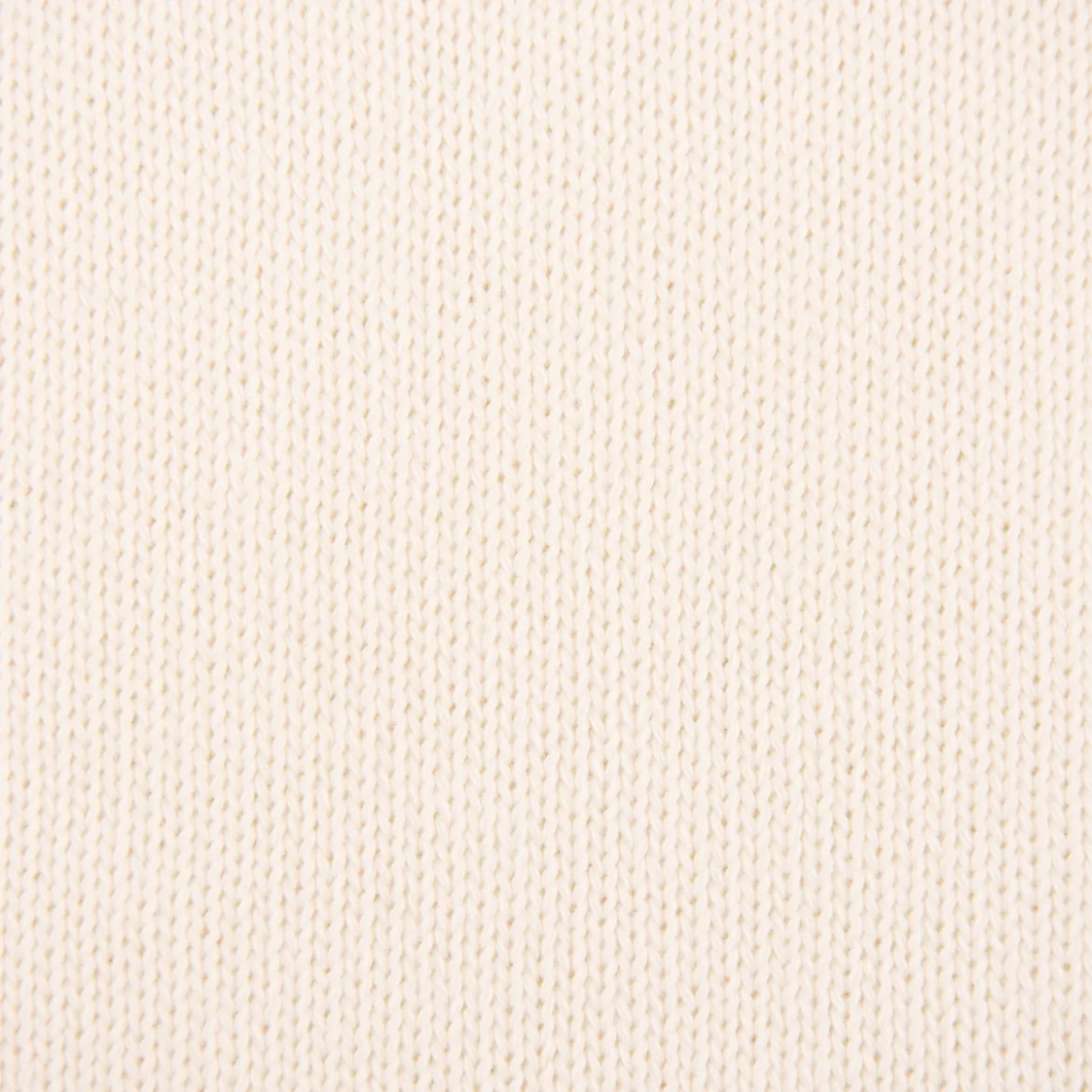 Strickstoff Baumwollstrick Bekleidungsstoff creme 1,60m Breite