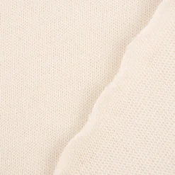 Strickstoff Baumwollstrick Bekleidungsstoff creme 1,60m Breite