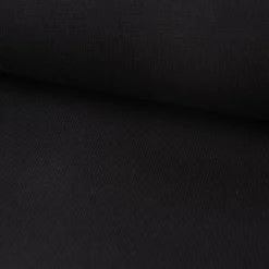 Strickstoff Baumwollstrick Bekleidungsstoff schwarz 1,60m Breite