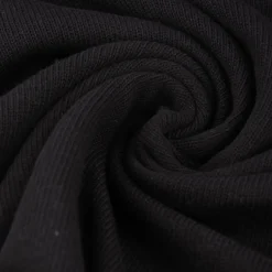 Strickstoff Baumwollstrick Bekleidungsstoff schwarz 1,60m Breite