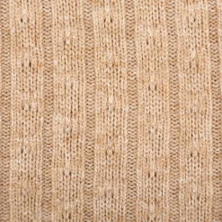 Strickstoff beige mit silberfarbigen Glitzereffekten 330g/qm 138cm Breite