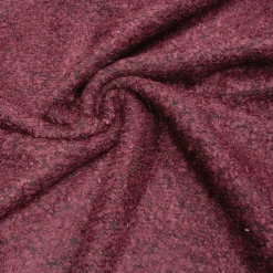 Strickstoff Bounclette beere schwarz