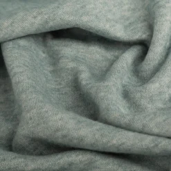 Strickstoff Heavy Knit gebürstet mit Viskose türkis meliert 1,50m Breite