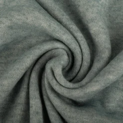 Strickstoff Heavy Knit gebürstet mit Viskose türkis meliert 1,50m Breite